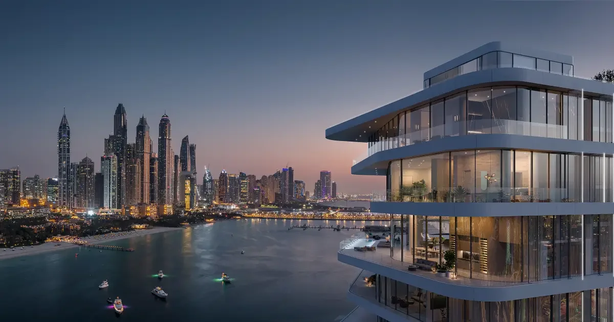Official architectural render of AVA at Palm Jumeirah
