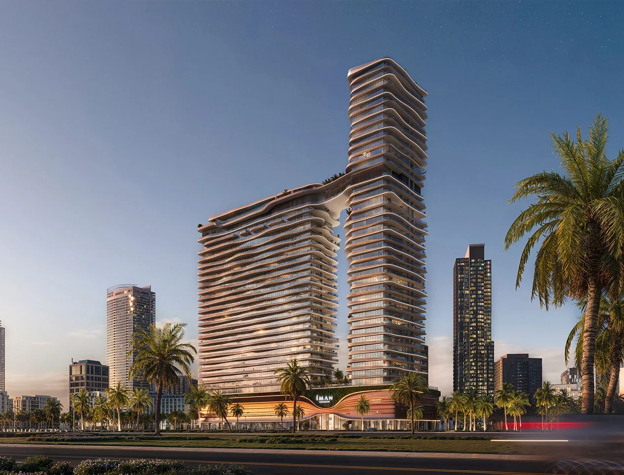 Official architectural render of One Sky Park in Jumeirah Village Circle