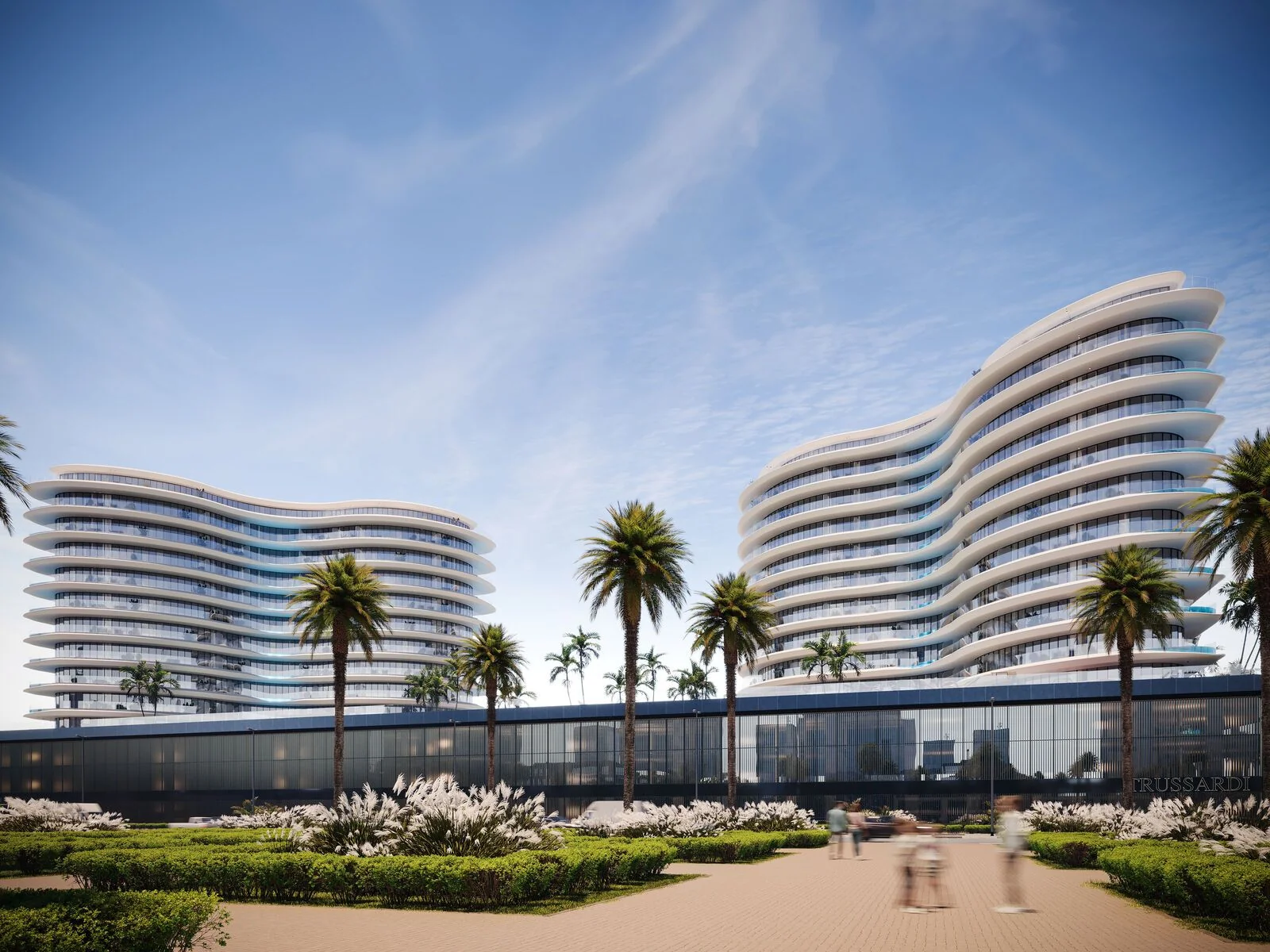 Official architectural render of Trussardi Residences Phase II in Al Furjan