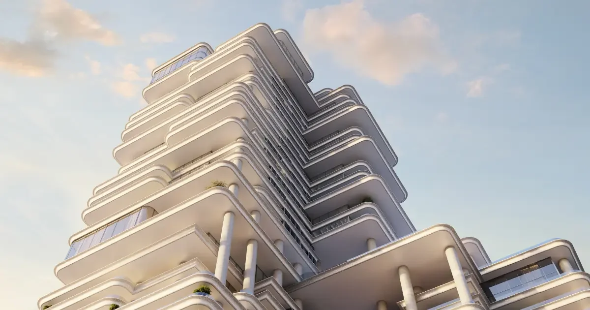Official architectural render of VELA Viento at Marasi Bay