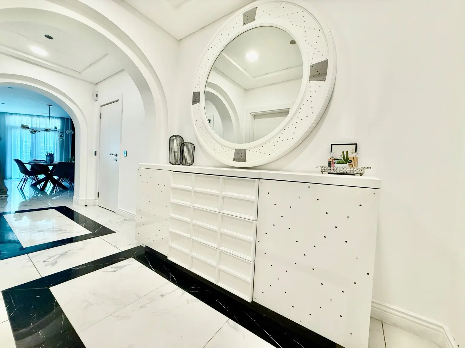 Additional renovated entrance console view