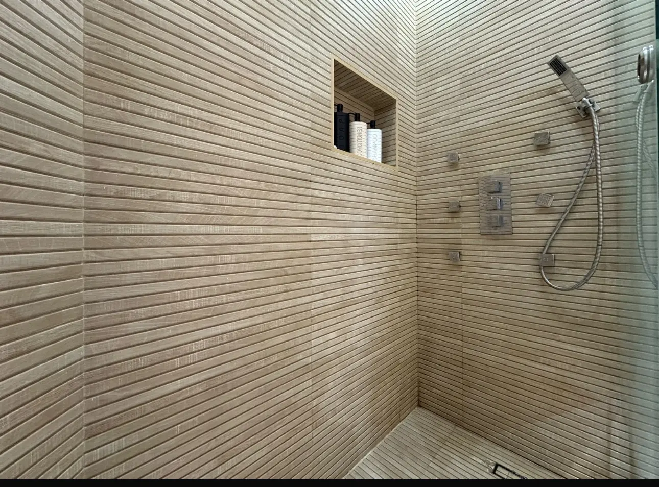 Additional master bathroom shower view